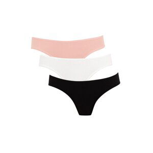 DEFACTO 3 piece Ribana Brazilian Panties Set