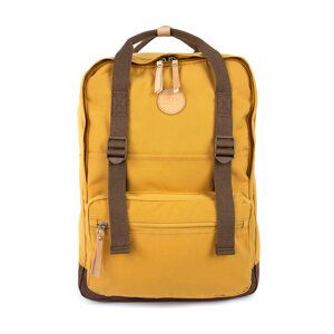 Himawari Unisex's Backpack Tr23202-2 Mustard/Brown