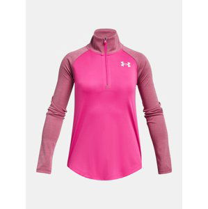 Under Armour T-Shirt Tech Graphic 1/2 Zip-PNK - Girls