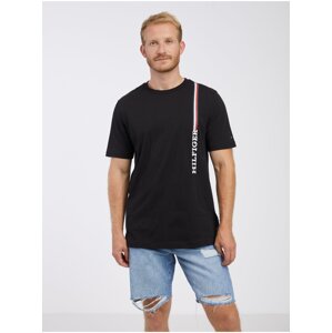 Black Mens T-Shirt Tommy Hilfiger - Men