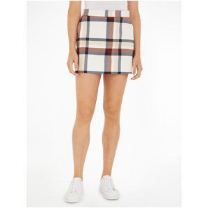 Calvin Klein Cream Women's Plaid Skirt Tommy Hilfiger - Women