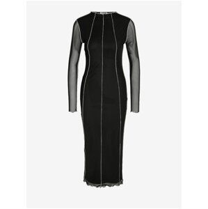 Black women's midi dress Noisy May Carrie - Women