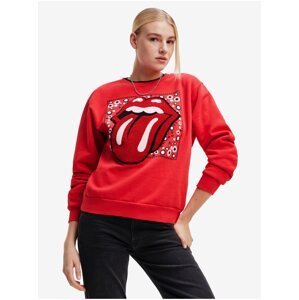 Women's Desigual Rolling Red Sweatshirt - Women
