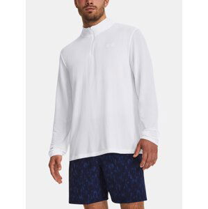 Under Armour T-shirt UA SEAMLESS STRIDE 1/4 ZIP-WHT - Men