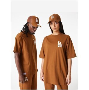 Brown unisex t-shirt New Era League essentials lc os tee LOSDOD - Men's