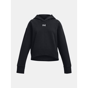 Under Armour Sweatshirt UA Rival Fleece Crop Hoodie - BLK - girls