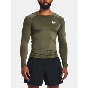 Under Armour T-Shirt UA HG Armour Comp LS-GRN - Men's