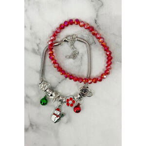 Christmas Bracelet Snowman Broom