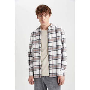 DEFACTO Regular Fit Woodcutter Plaid Long Sleeve Shirt