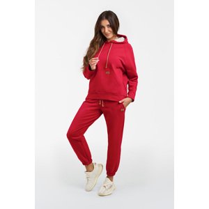 Women's Viva Long Sleeve Sweatshirt - Crimson