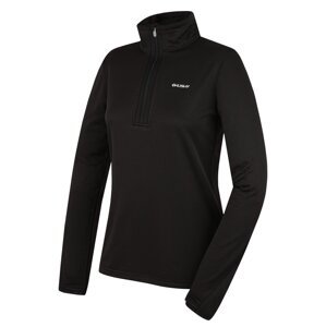 Women's turtleneck sweatshirt HUSKY Artic L black
