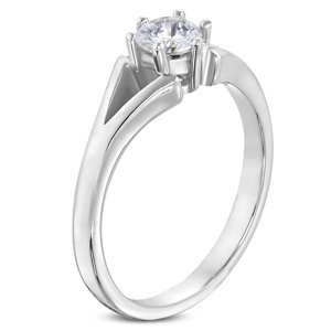 Engagement Ring Surgical Steel Double Shine