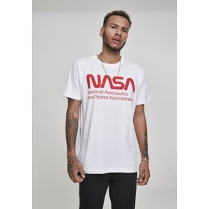 White t-shirt with NASA Wormlogo