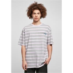 Starter Look for Star Striped Oversize Lila/Fadewhite/Heavy Metal T-Shirt