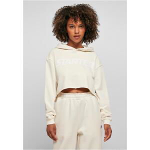 Ladies Starter Cropped Hoody Light White