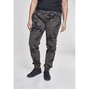 Women's Camo Jogging Pants Dark Camo