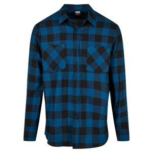 Plaid Flannel Shirt Blue/Black