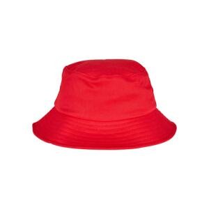 Children's Cap Flexfit Cotton Twill Bucket, Red
