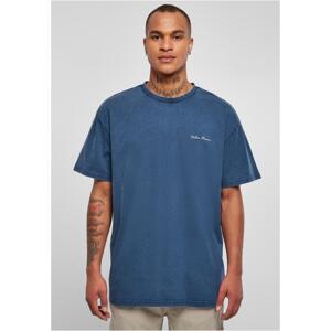 Large Small Spaceblue Embroidery T-Shirt