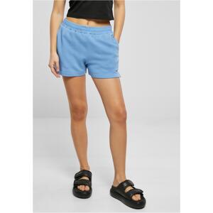 Women's organic terry shorts horizont blue