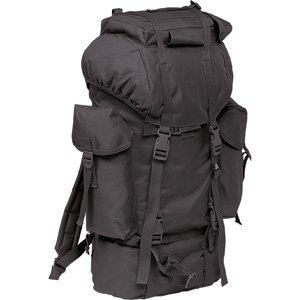 Nylon Military Backpack in Black