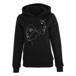 Women's Black One Line Fit Hooded Jacket