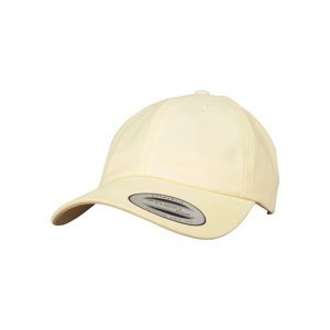 Peached Cotton Twill Dad Cap Yellow