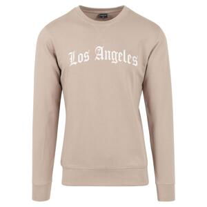 Los Angeles wording Crewneck darksand