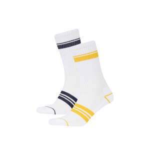 DEFACTO Men 2 Piece Cotton Towel Sports Socks