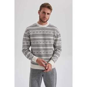 DEFACTO Relax Fit Crew Neck Pullover