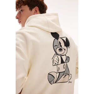 DEFACTO Oversize Fit Mickey & Minnie Licensed Printed Long Sleeve Sweatshirt