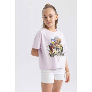 DEFACTO Crop Short Sleeve T-shirt