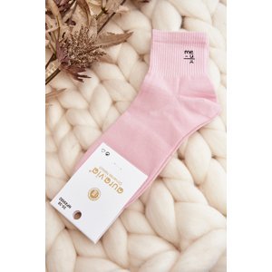 Women's Cotton Socks Pink