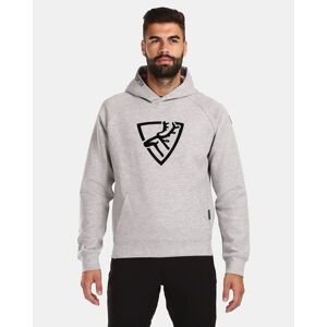 Men's cotton sweatshirt Kilpi FJELA-M Light grey