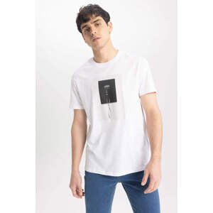 DEFACTO Regular Fit Crew Neck Printed T-Shirt