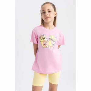 DEFACTO Girl Regular Fit Short Sleeve T-Shirt