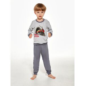 Pyjamas Cornette Kids Boy 478/145 Train L/R 86-128 grey