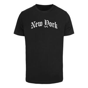 Men's T-shirt New York Wording - black