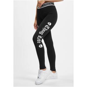 Women's Thug Life Dessa Leggings - Black/White