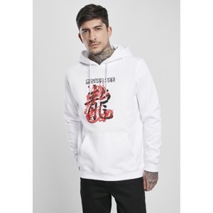Men's Mister Tee Dragon Hoody Sweatshirt - White