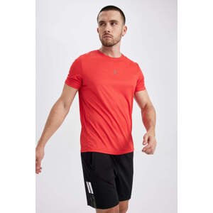 Defacto Fit Slim Fit Crew Neck Printed Sports T-Shirt