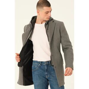 PLT8376 DEWBERRY MEN'S COAT-DARK GREY