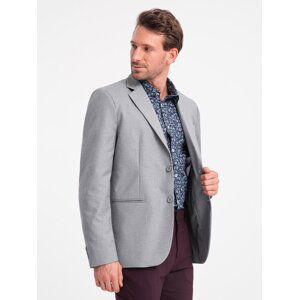 Ombre Classic men's jacket with pillowcase pocket - grey