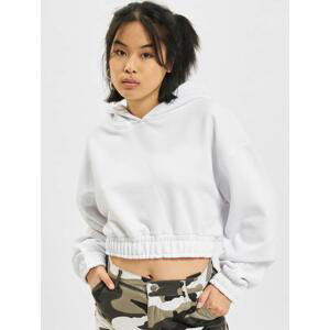 Crop sweatshirt DEF Hoody - white