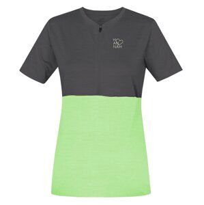 Women's T-shirt Hannah BERRY asphalt/paradise green mel