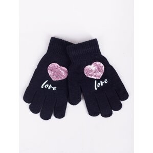 Yoclub Kids's Gloves RED-0099G-AA50-009