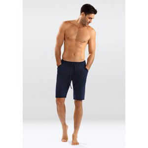 DKaren Man's Shorts Sam Navy Blue