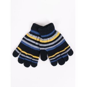 Yoclub Kids's Boys' Five-Finger Gloves RED-0118C-AA50-004