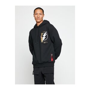 Koton The Flash Hoodie &; Sweatshirt Raised Licensed Printed