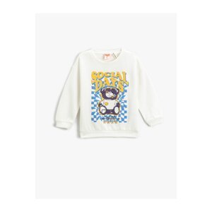 Koton Front And Back Printed Sweatshirt